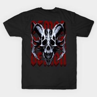 Red Demon Skull T-Shirt